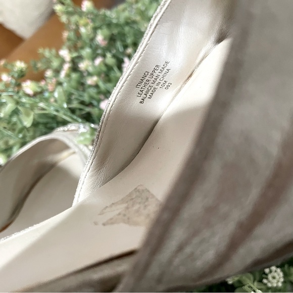 Ivanka Trump Nanci Silver Suede Heels  Size 10 - Picture 11 of 11